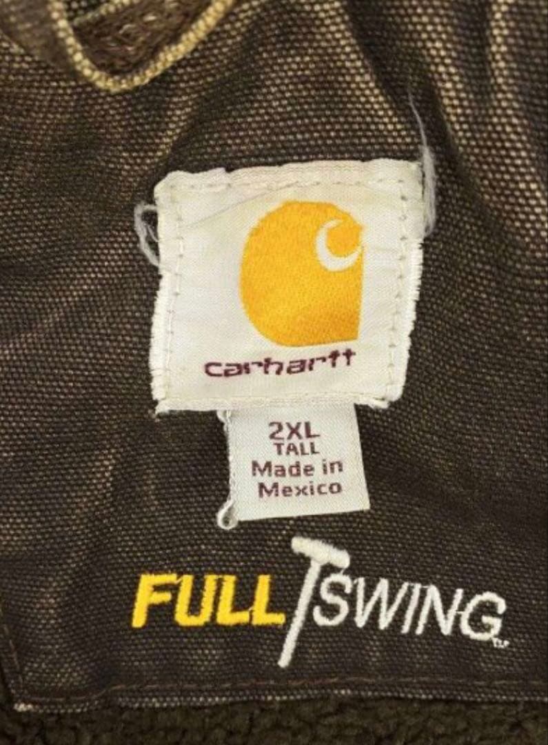 Carhartt アクティブジャケット フルスイング ブラウン
