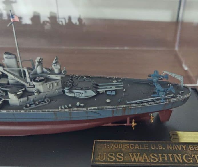 トランペッター 1/700 アメリカ海軍 戦艦 ワシントン