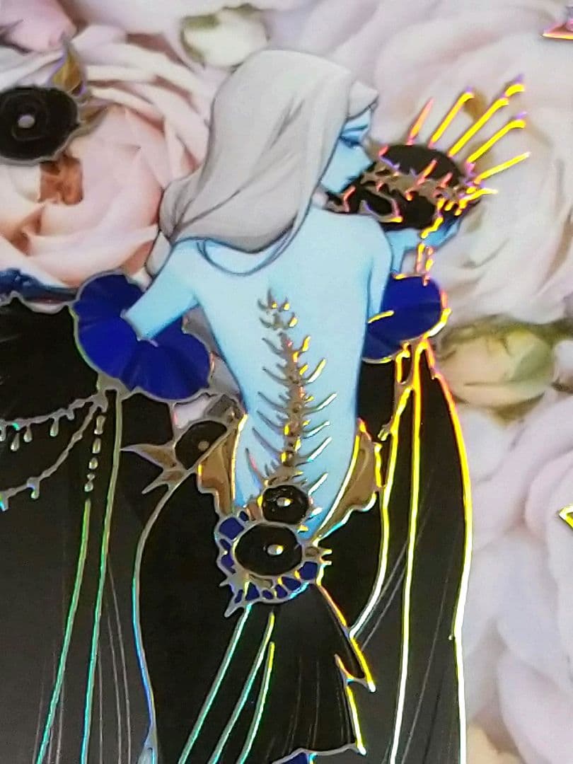 J428＃鬼新娘·葬(镭射银)李富贵切り売り海外人物マステ