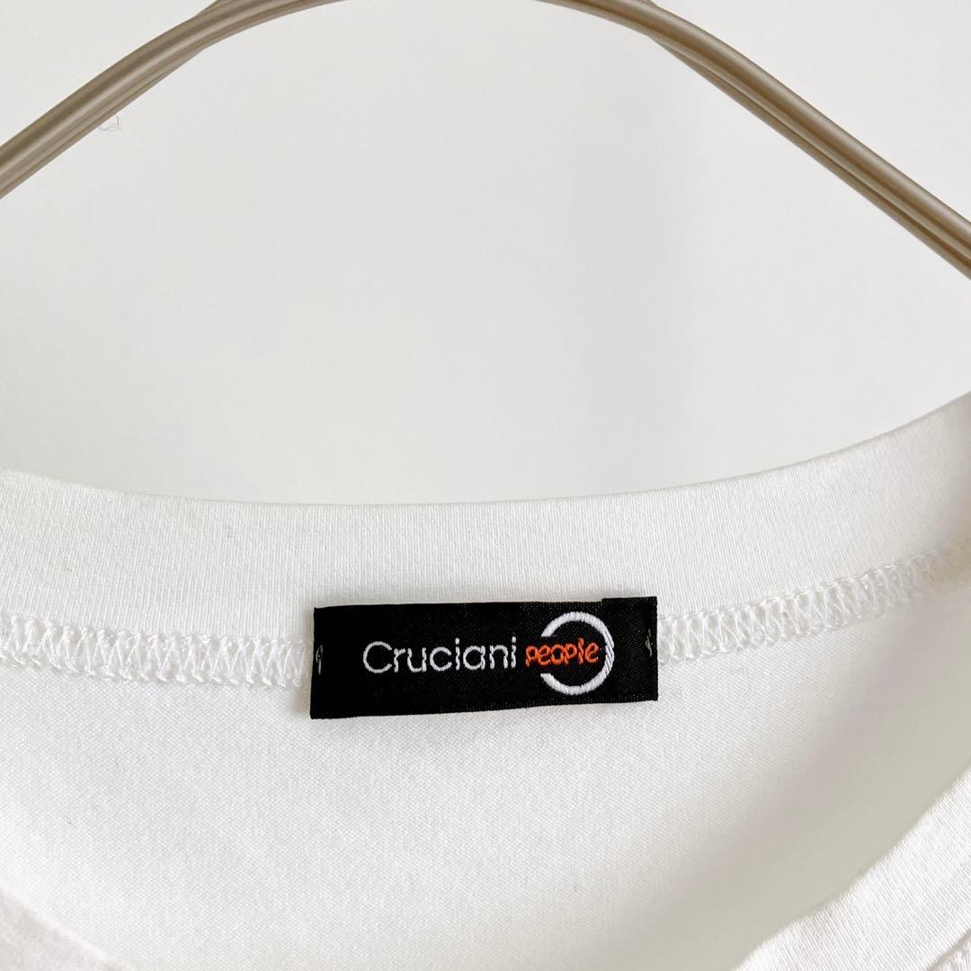 中田英寿着用モデル イタリア製 cruciani プリント 半袖 Tシャツ