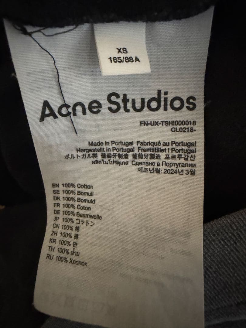 【美品】Acne Studios Tシャツ　XS