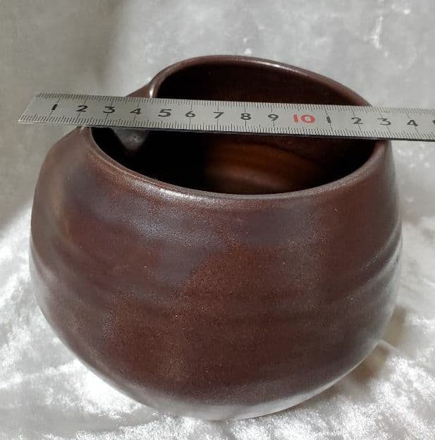 備前焼　花器　長太郎