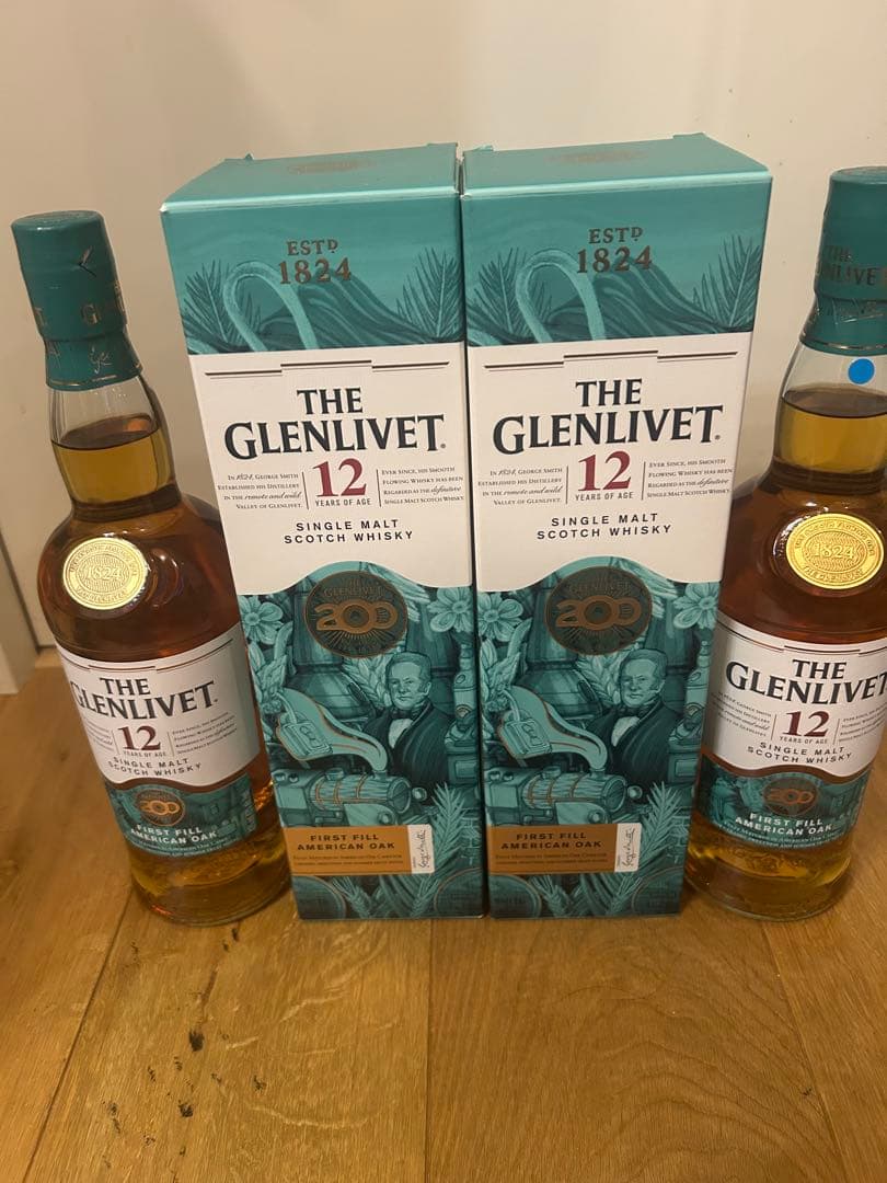 グレンリベット12年 200周年　ウイスキー　2本