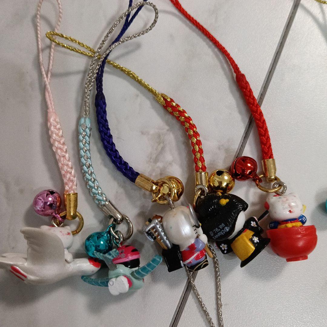 ハローキティ　根付　 御当地　激レア含む　30個　キティ　ストラップ　大量