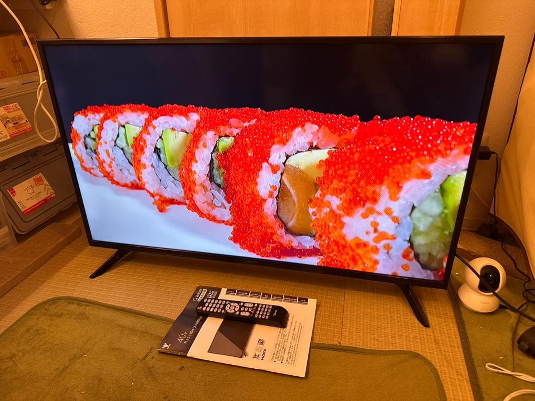 2022年製！ Qriom 40型 テレビ QRT-40W2K フルハイビジョン
