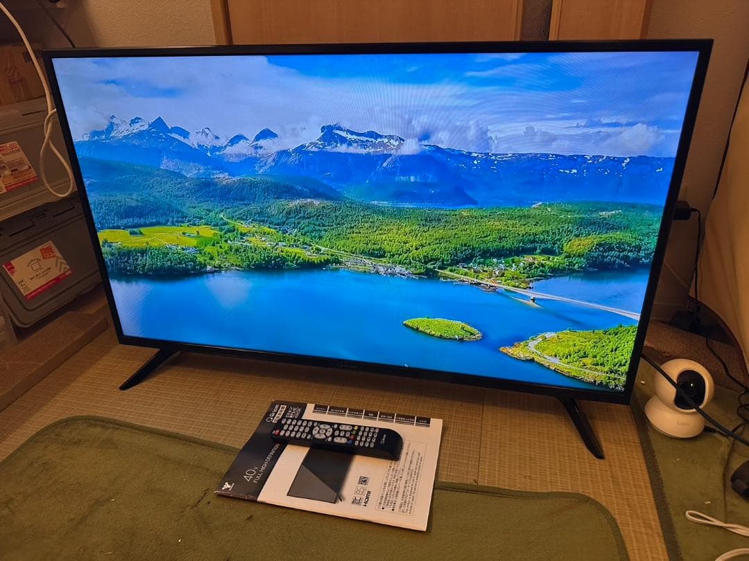 2022年製！ Qriom 40型 テレビ QRT-40W2K フルハイビジョン