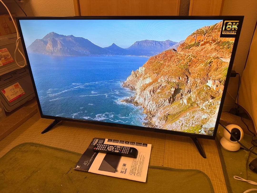 2022年製！ Qriom 40型 テレビ QRT-40W2K フルハイビジョン