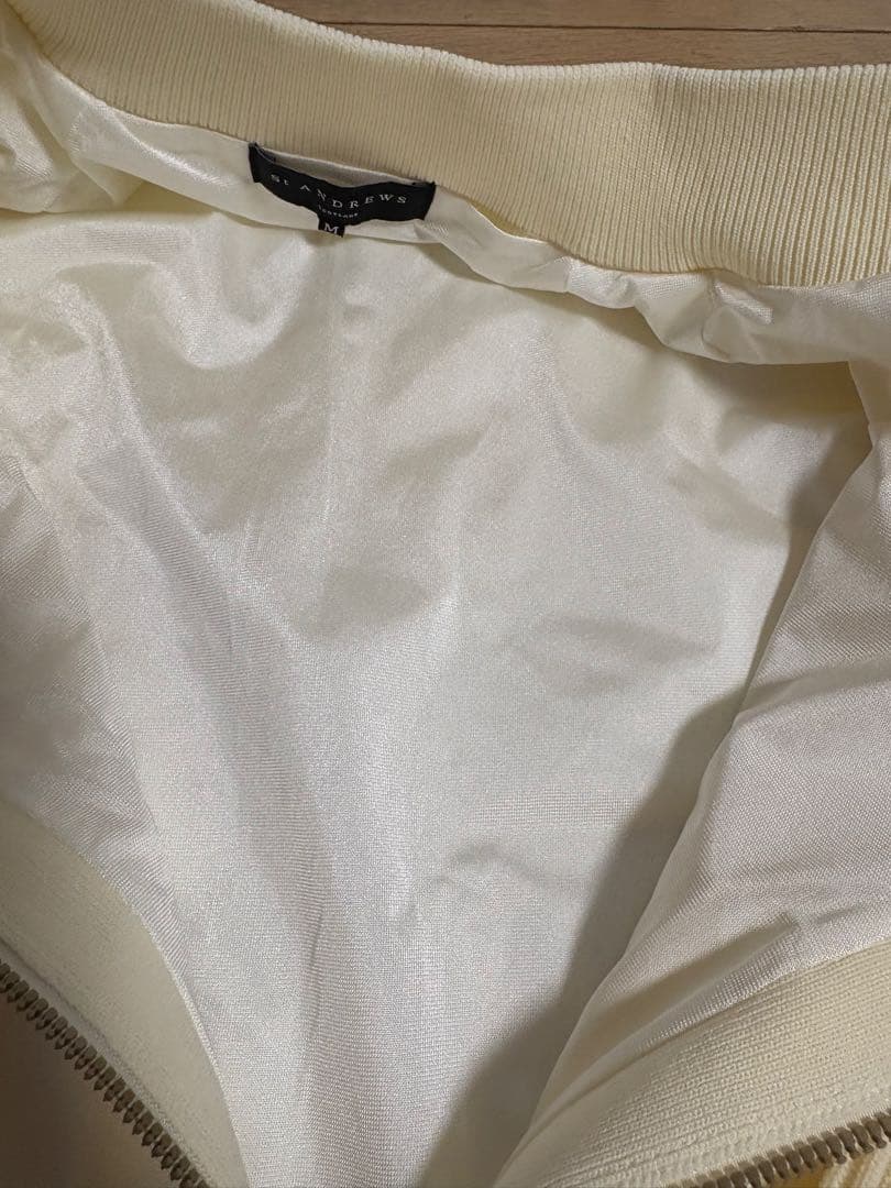 St ANDREWS 裏地付きニットブルゾン