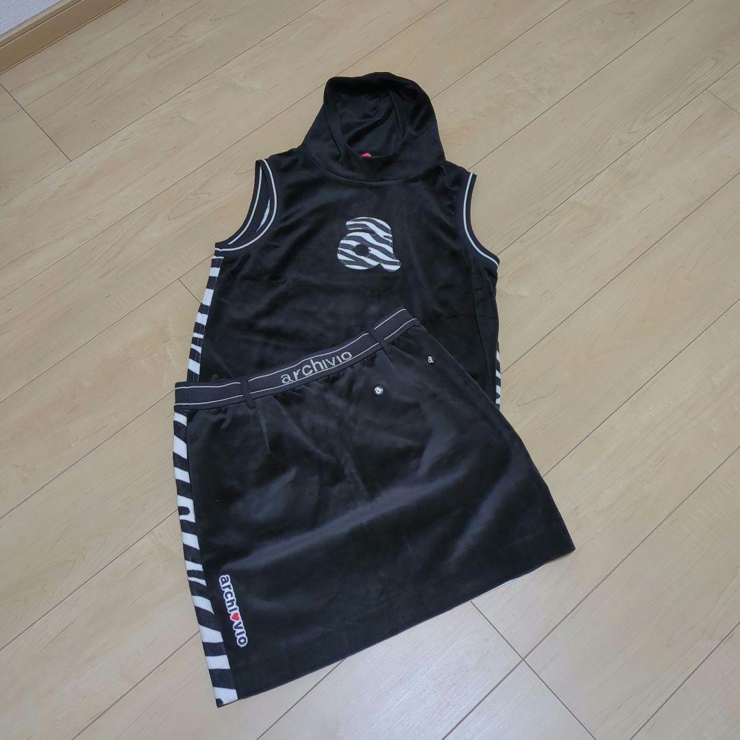 ★美品★archivio　ゼブラ柄　セットアップ　サイズ　40