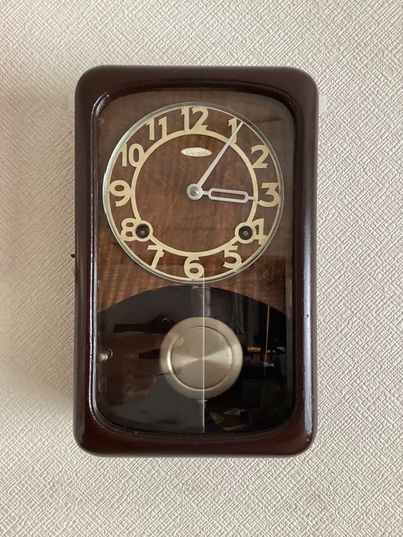 snさん専用　尾張時計　ゼンマイ式振り子時計　昭和30年前半