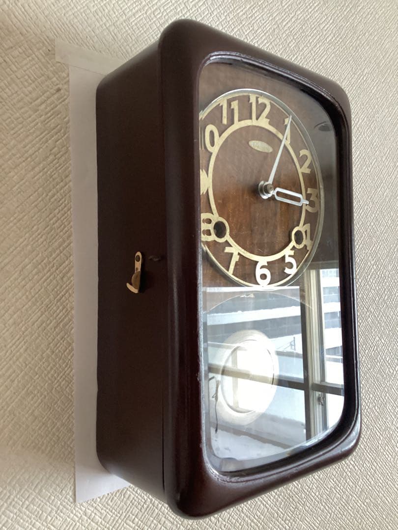 snさん専用　尾張時計　ゼンマイ式振り子時計　昭和30年前半