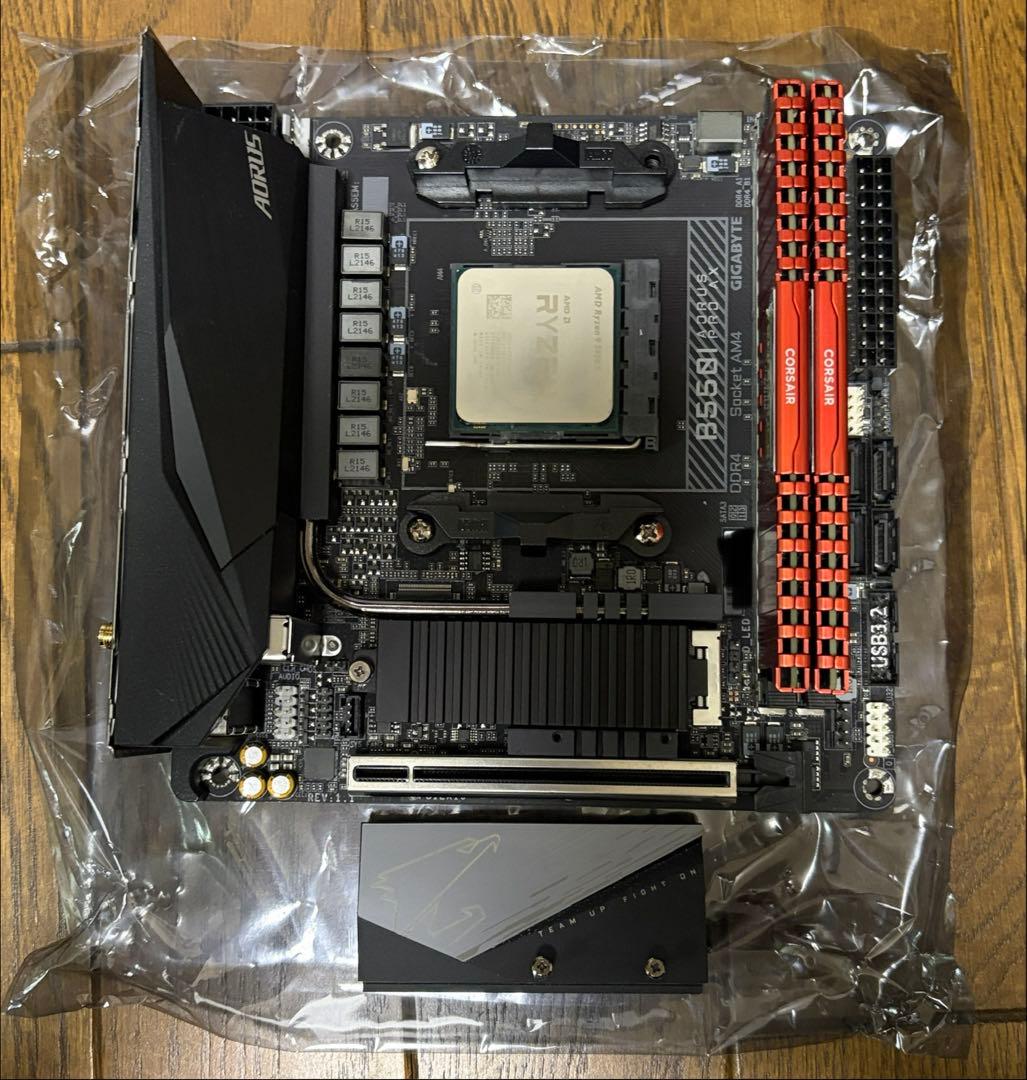 【中古】AMD Ryzen 9 5950X メモリ32GB マザボセット