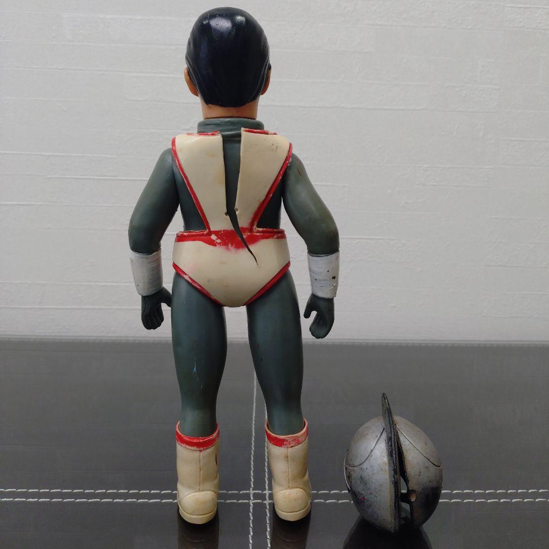 当時物　旧バンダイ　シルバー仮面　面取れ