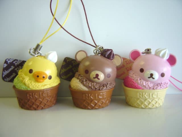 ★Htm24BZリラックマアイスフィギュアストラップ6種