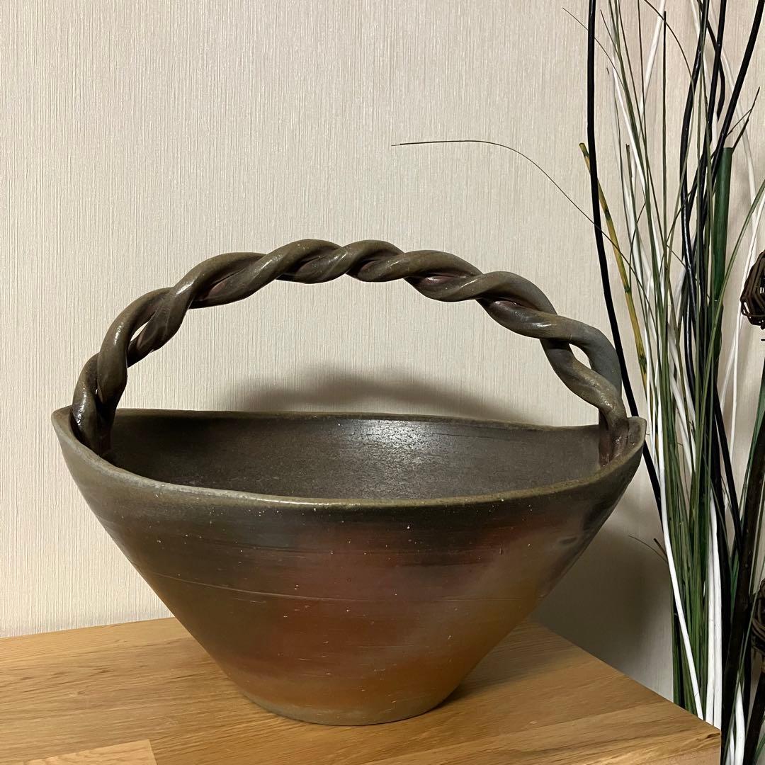 備前焼　花器　茶道具　池坊　自由花