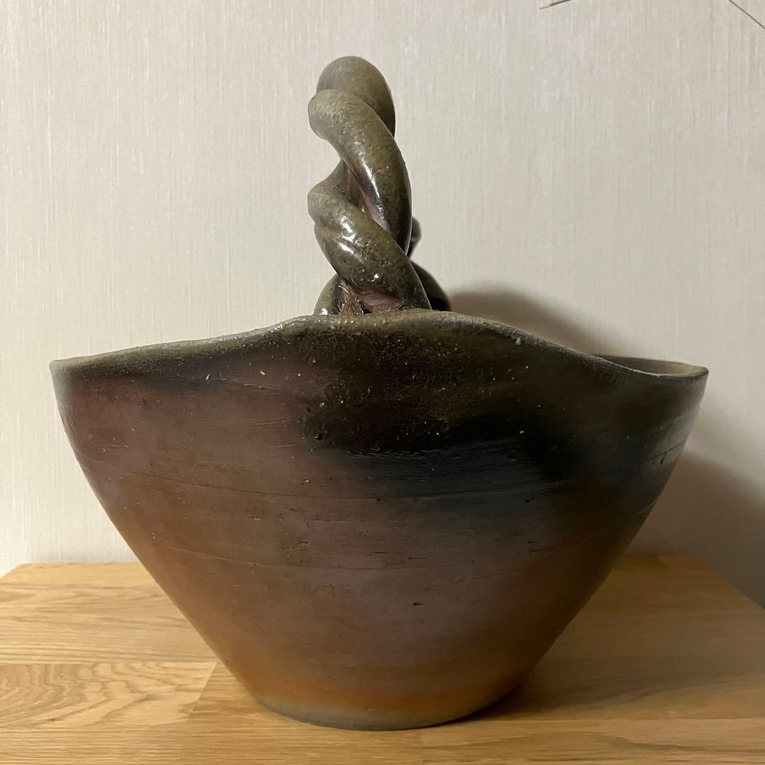 備前焼　花器　茶道具　池坊　自由花