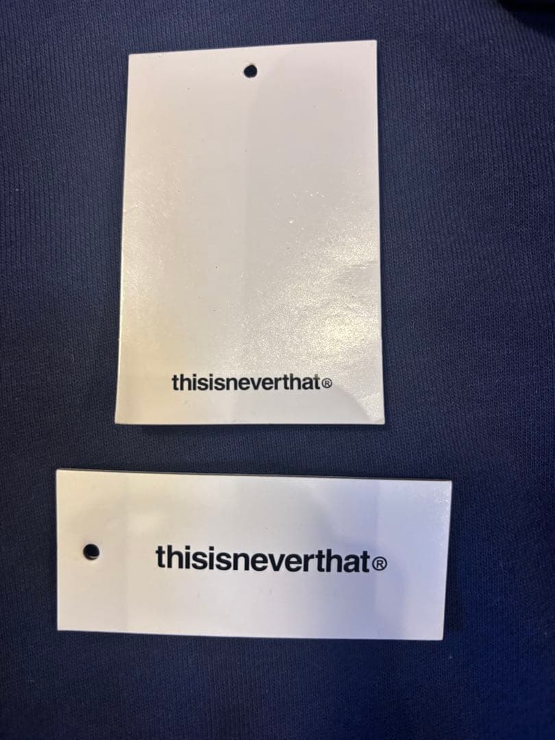 thisisneverthat ネイビー パーカー S