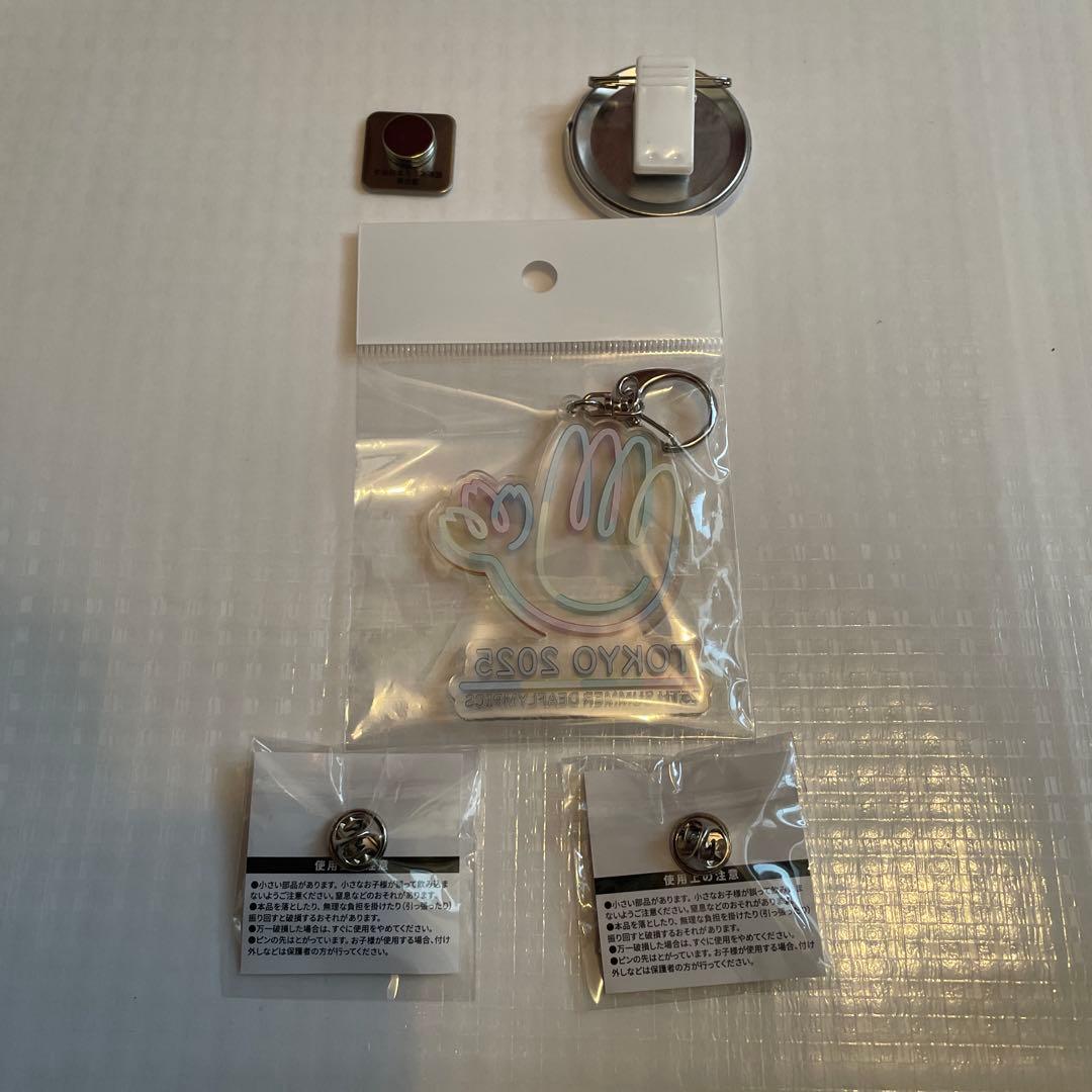 東京2025 デフリンピック ピンバッジセット