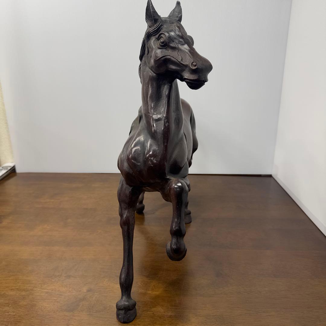 跳ね馬 金属製 オブジェ 鉄製 馬 置物 インテリア 金属工芸