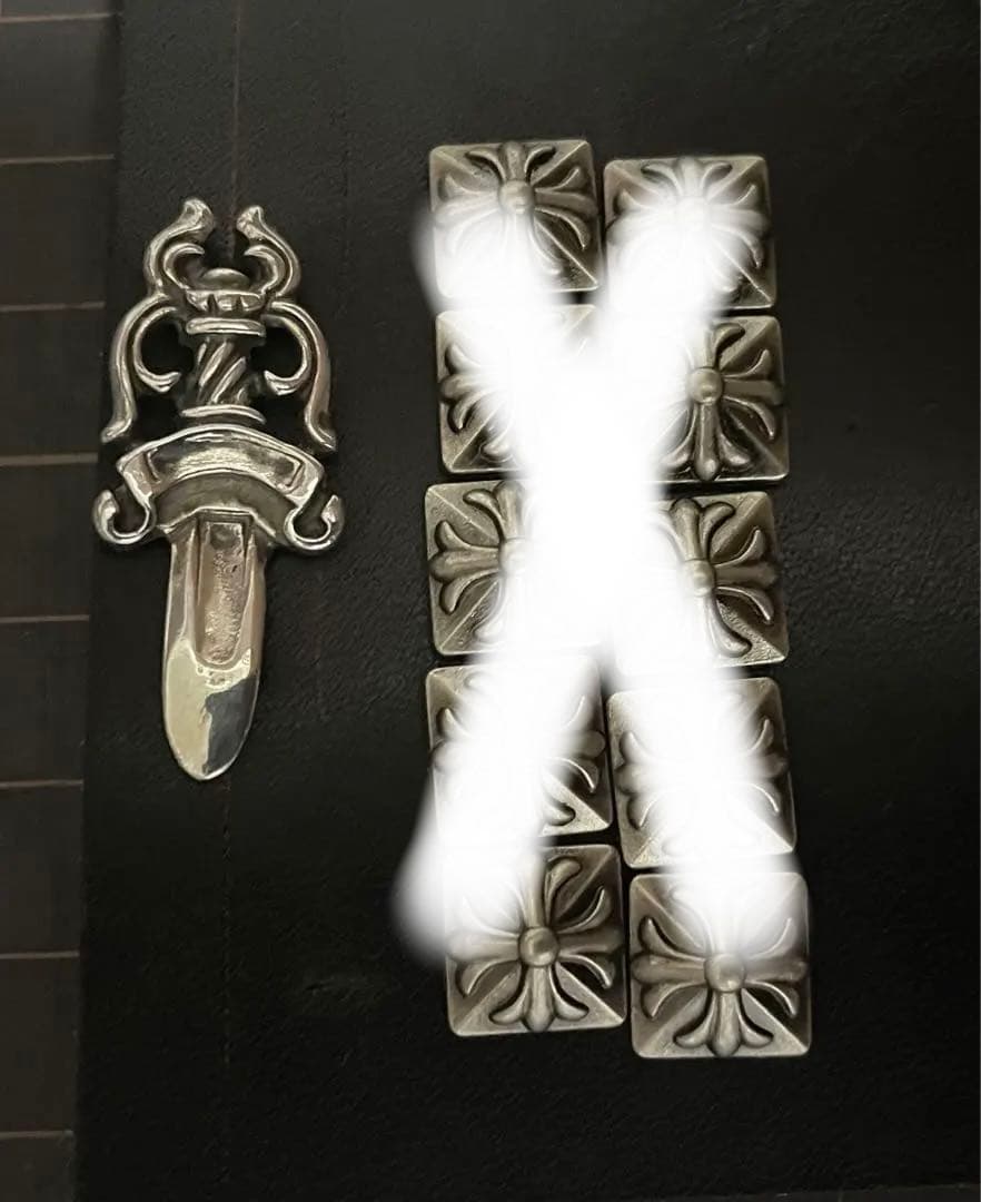 【オーダー】ダガー　iQOSイルマワン　レザーケース　silver925パーツ