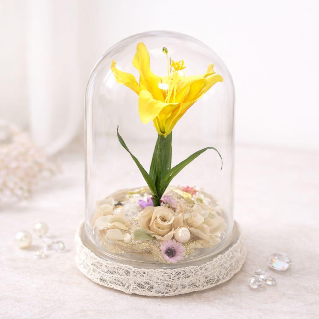 【匿名配送】塔の上のラプンツェル　魔法の花　光るインテリア