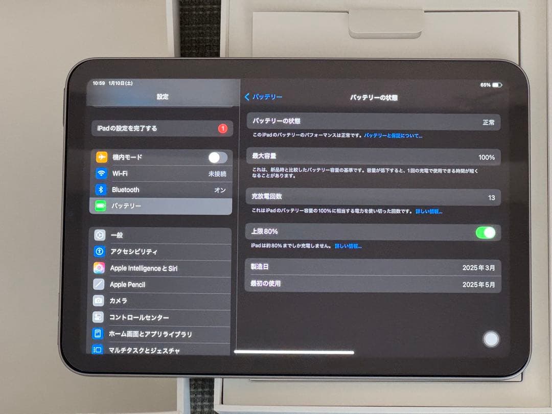 エサクタiPad mini7 A17pro Wi-Fiモデル 128GB