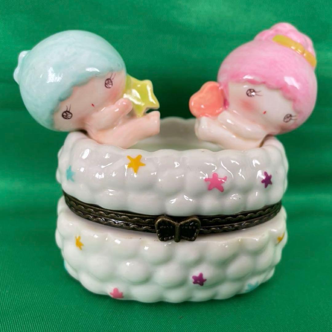 サンリオ リトルツインスターズ 陶器製ジュエリーケース キキララ