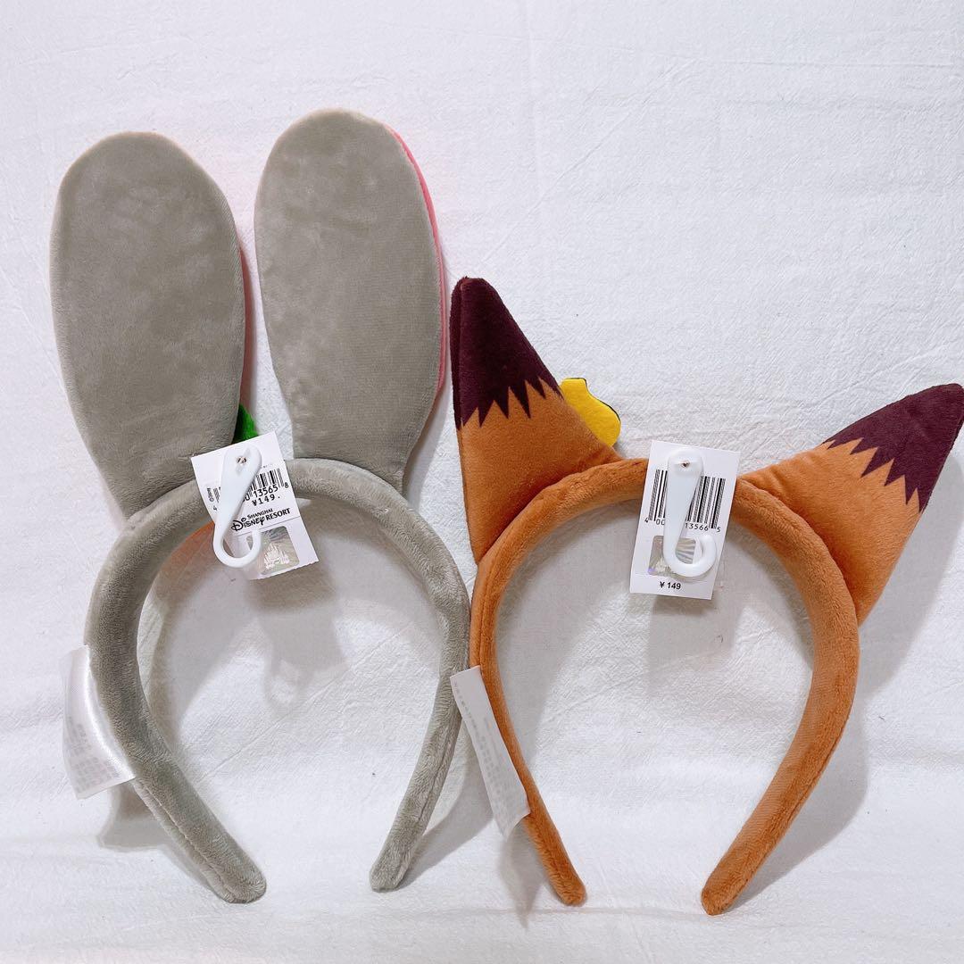 即日発送❣️上海ディズニー　ズードピア　ニックジュディカチューシャ2点セット