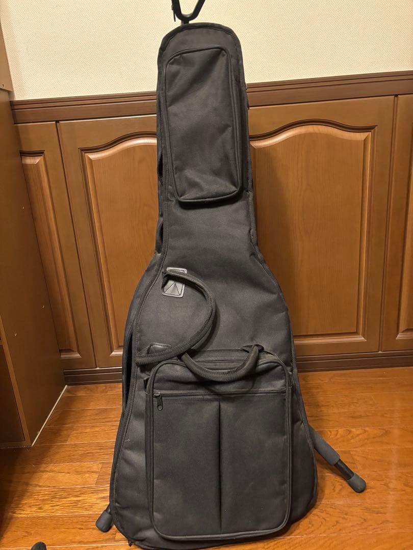 Burny レスポールカスタムタイプ　Bigsbyアーム付　セミホロウボディ