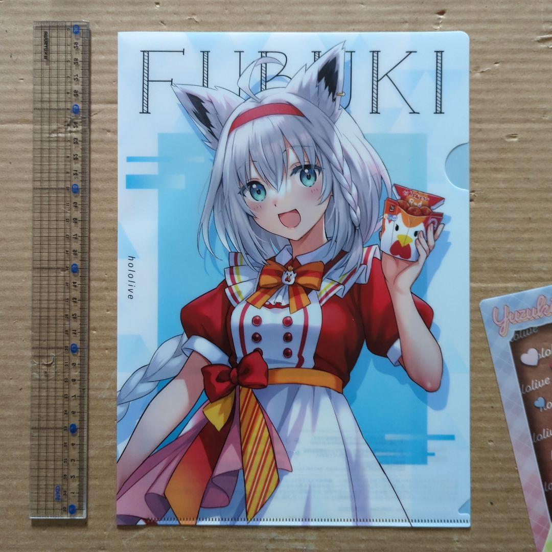 ホロライブ　クリアファイル　他4点　癒月ちょこ　大空スバル　大神ミオ　白上フブキ