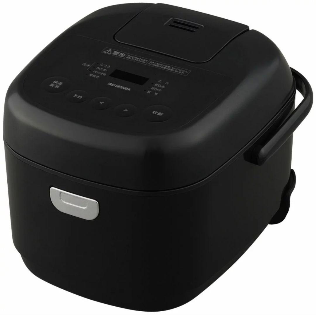 アイリスオーヤマ ブラック 炊飯器 5.5合 マイコン式