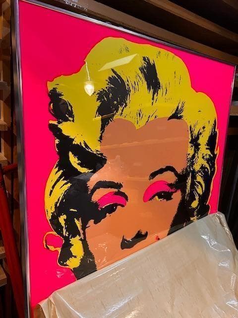 Sunday B Morning マリリンモンロー ウォーホル額装品　証明書付