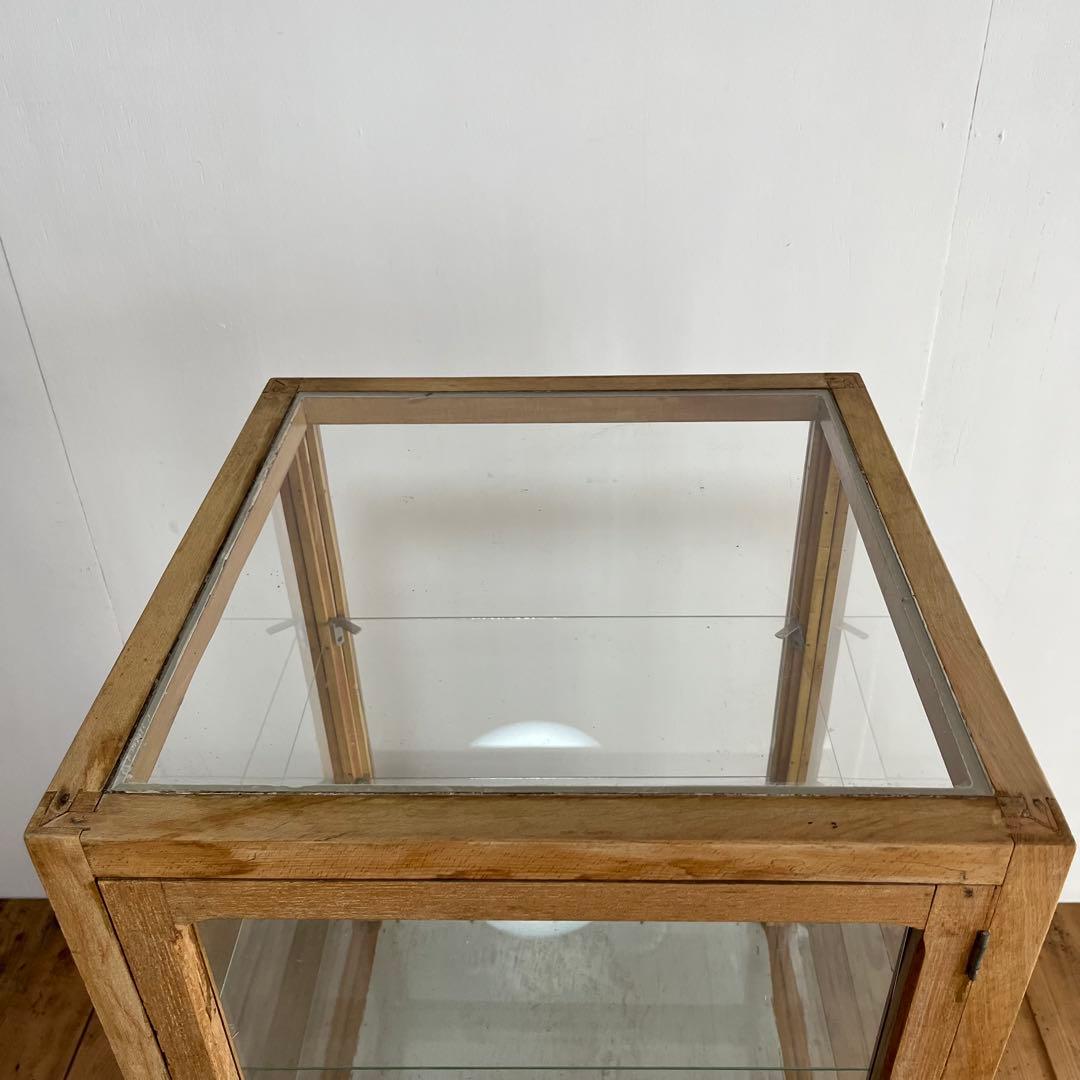 アンティーク ガラスケース ショーケース レトロ 飾り棚 z780