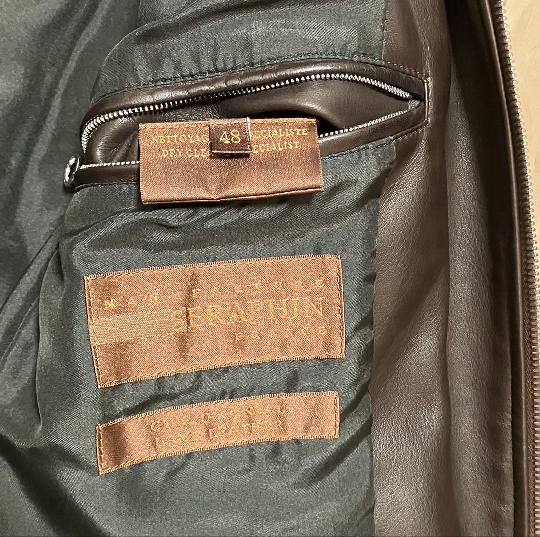 美品　セラファン　 バイカー　48 革ジャン　ジャケット　ライダース