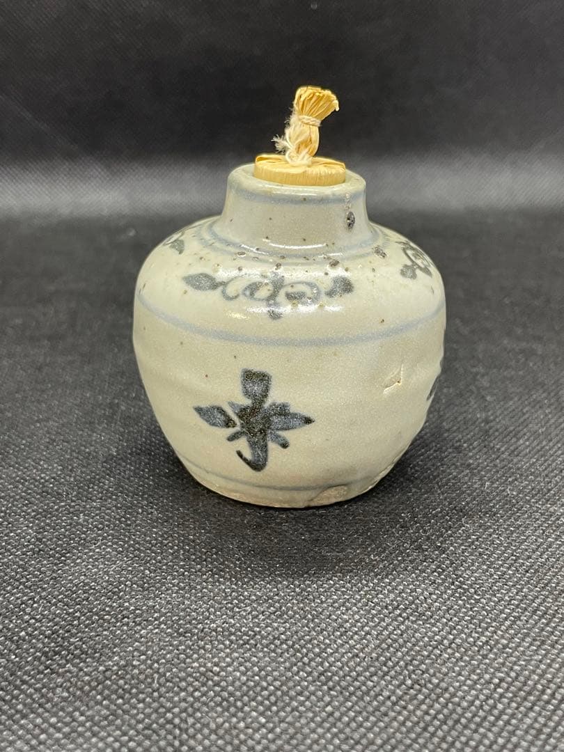 【茶道具】 安南　振り出し　合箱　中国陶磁器