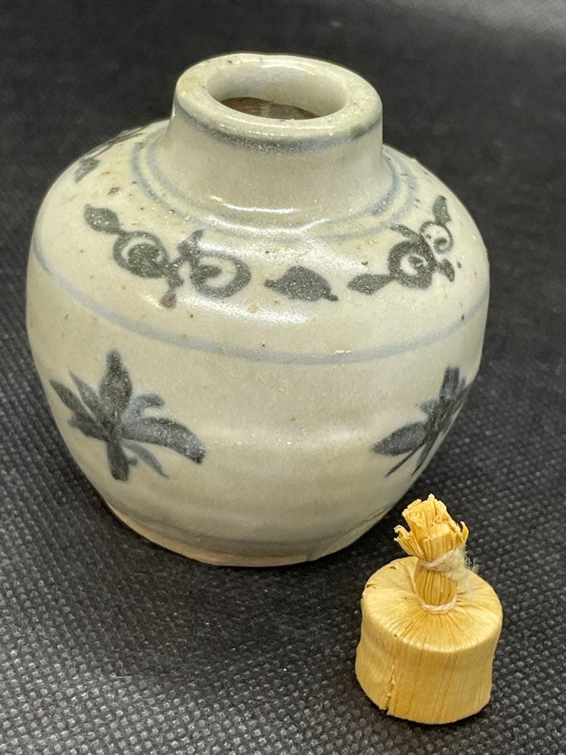 【茶道具】 安南　振り出し　合箱　中国陶磁器