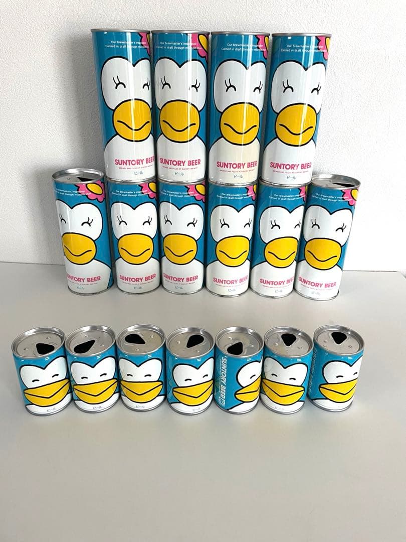 昭和レトロ　サントリー ペンギン　空き缶　17本セット