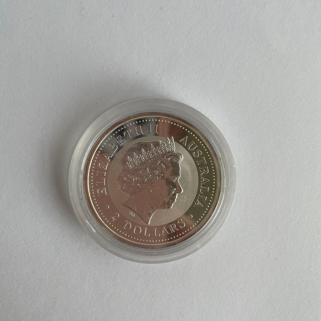 2000年　ルナシリーズ silver coin Australia『龍』