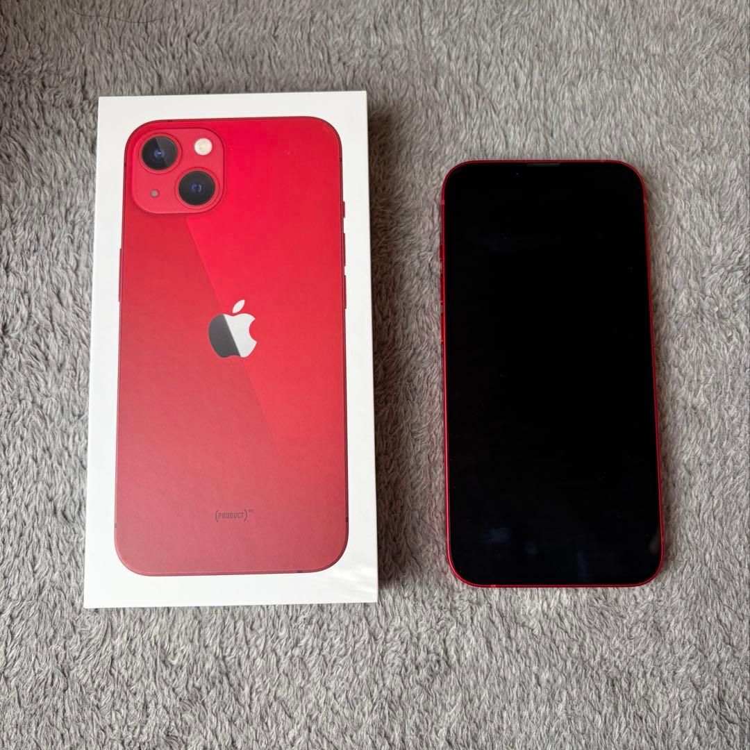 Apple iPhone 13 RED 本体　128GB
