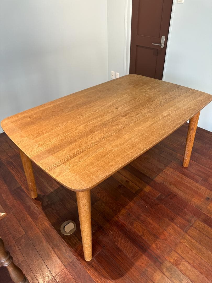 オーク無垢材 ダイニングテーブル