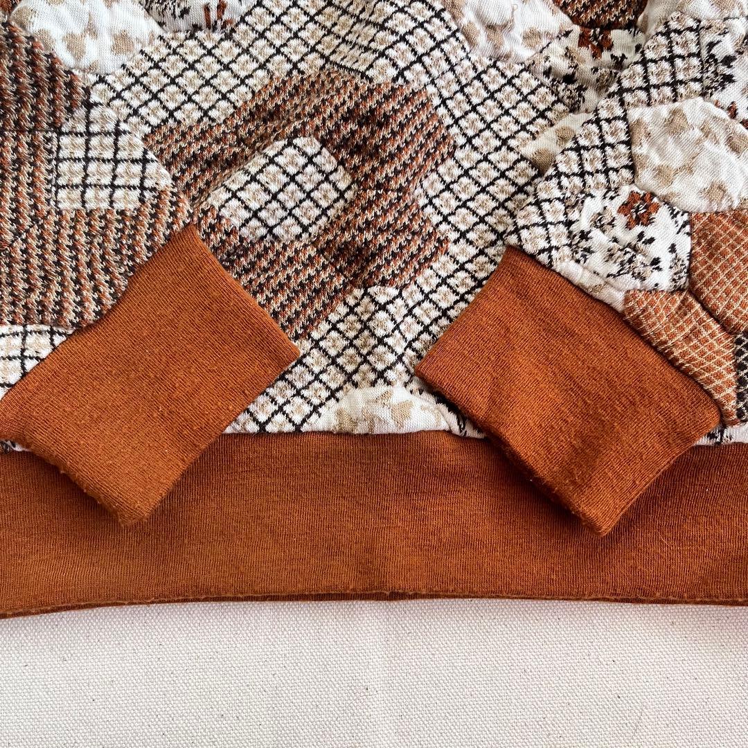 fish&kids パッチワークトレーナー