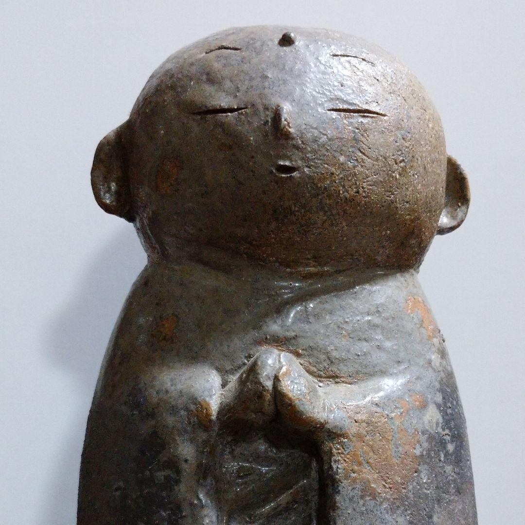 陶芸作家  道祖窯・髙橋佳代子『地蔵像』置物