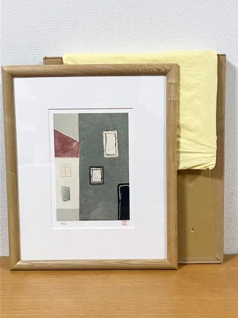 真作 東山魁夷 リトグラフ【季の詩 2月】エディション217/250 落款あり