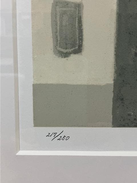 真作 東山魁夷 リトグラフ【季の詩 2月】エディション217/250 落款あり