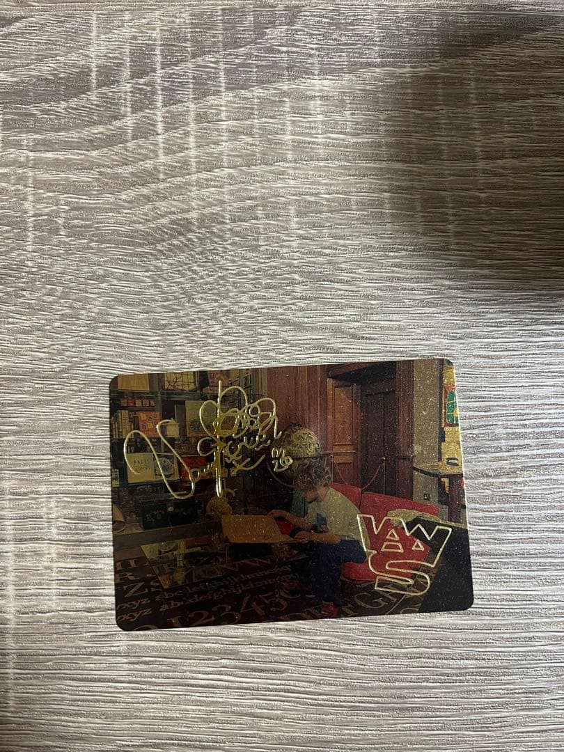 Vaundy サイン入りゴールドカード