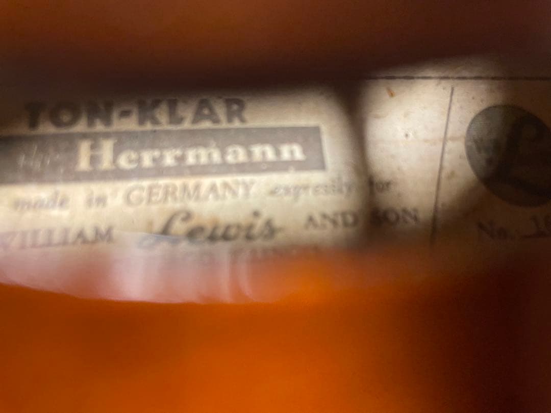 ドイツ製　TON-KLAR Herrmann バイオリン　4/4