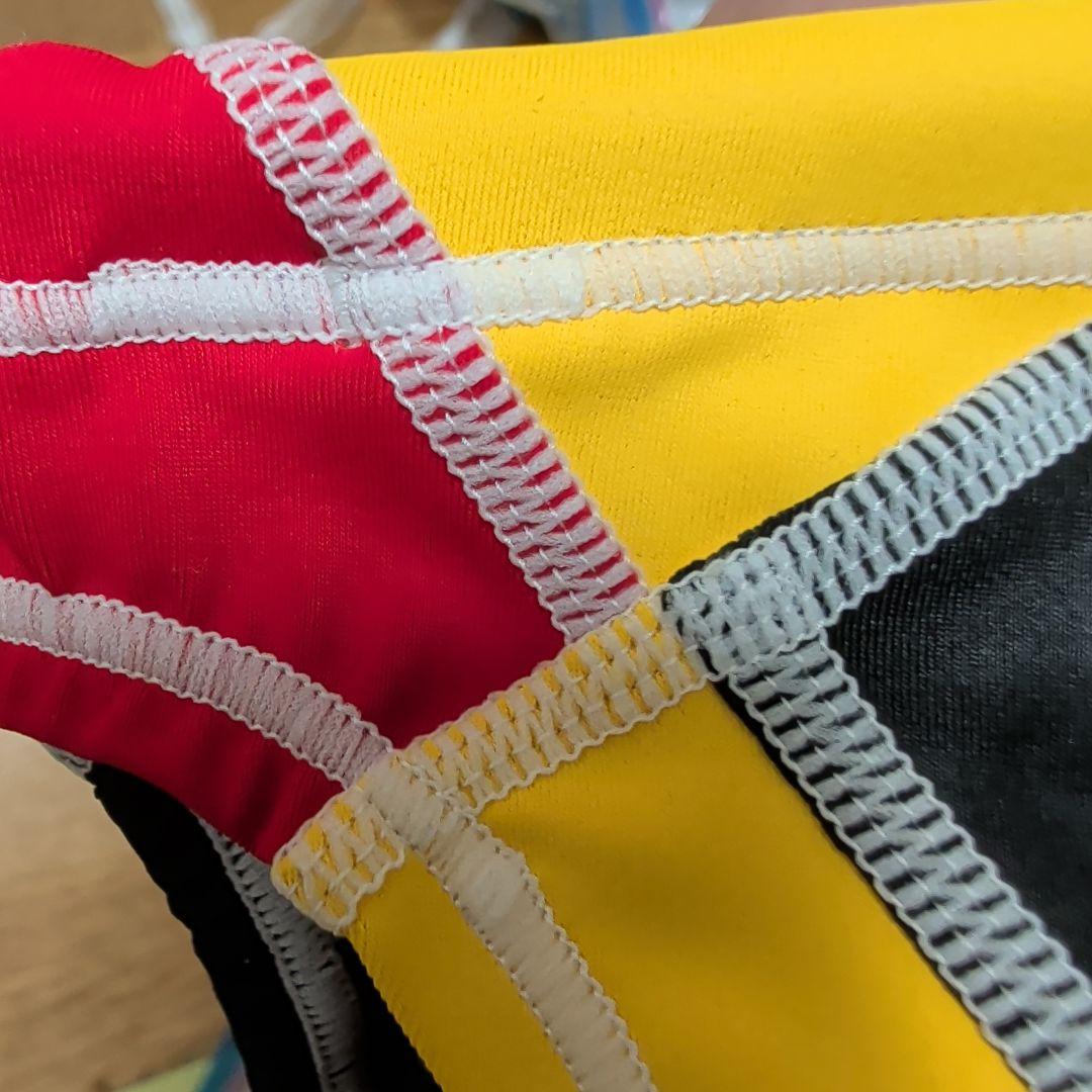 Mizuno 競泳水着 黒/赤/黄