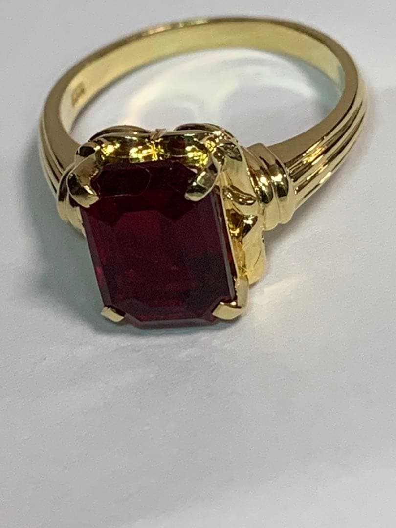 K18 ガーネット リング 4.8ｇ