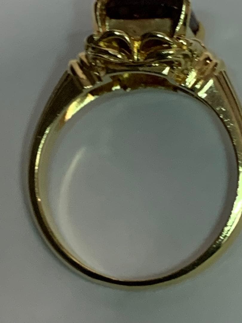 K18 ガーネット リング 4.8ｇ