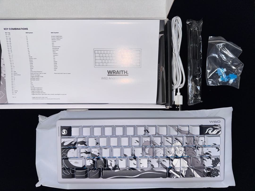 Wraith W60 ラピッドトリガー キーボード 限定版 キツネエディション